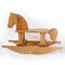 Amish Made Old Fashioned Wooden Solid Oak Child Rocking Horse